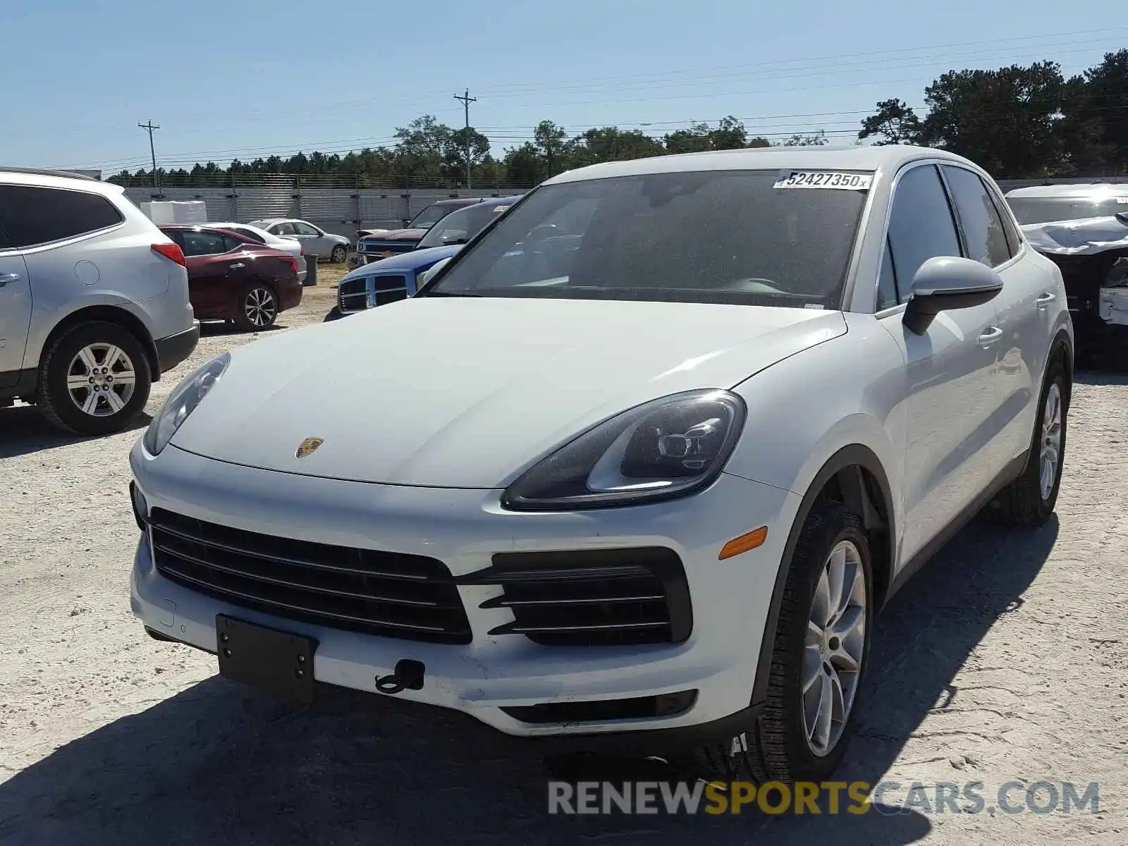 2 Фотография поврежденного автомобиля WP1AA2AY3KDA04796 PORSCHE CAYENNE 2019