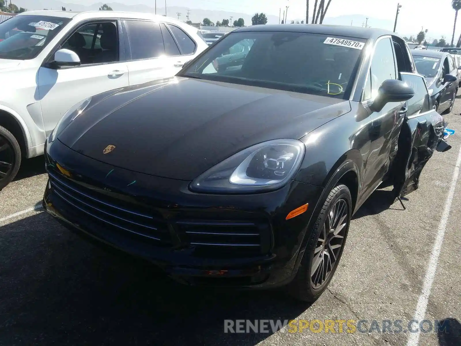 2 Photograph of a damaged car WP1AA2AY3KDA06693 PORSCHE CAYENNE 2019