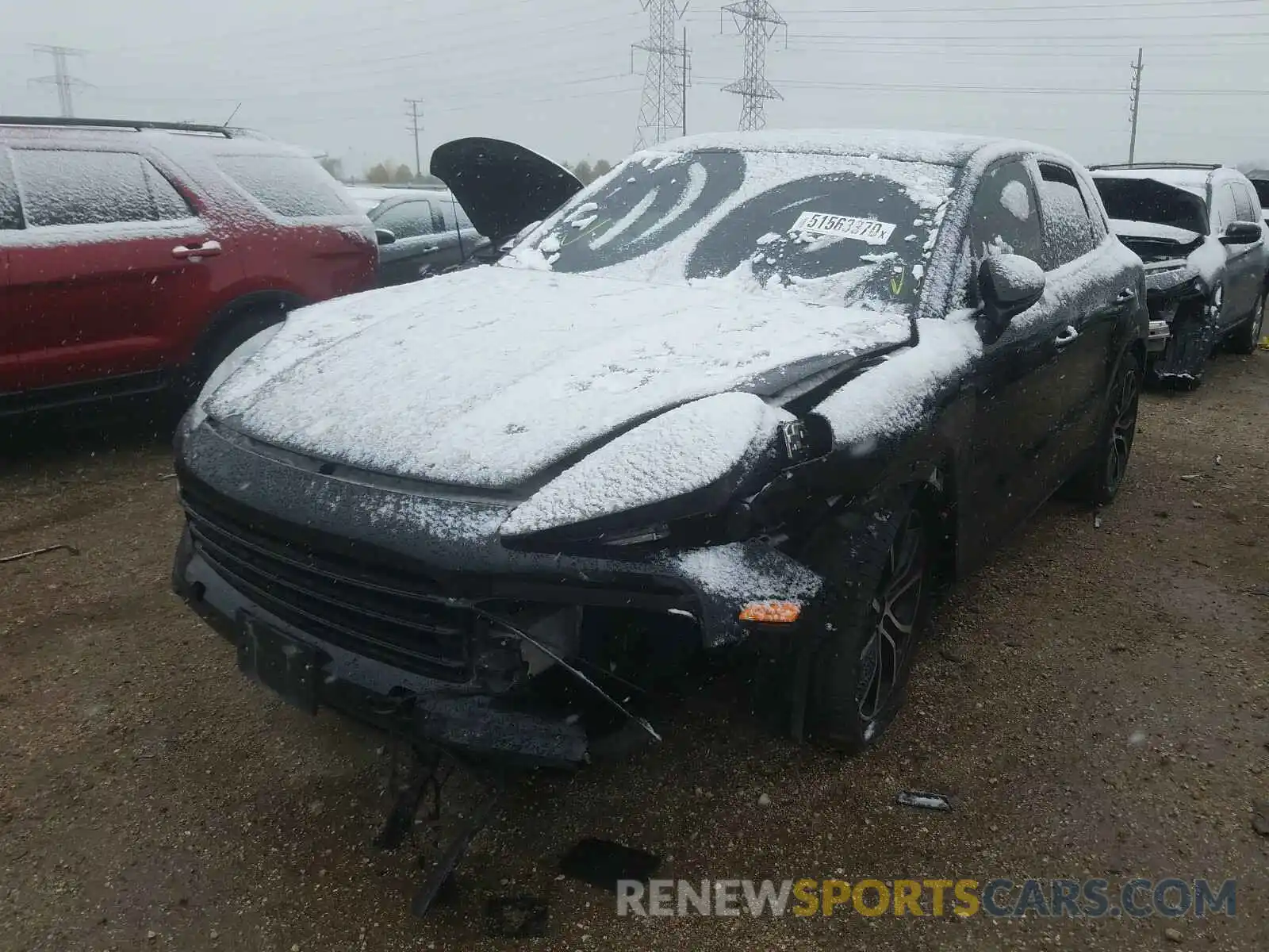 2 Photograph of a damaged car WP1AA2AY3KDA08623 PORSCHE CAYENNE 2019