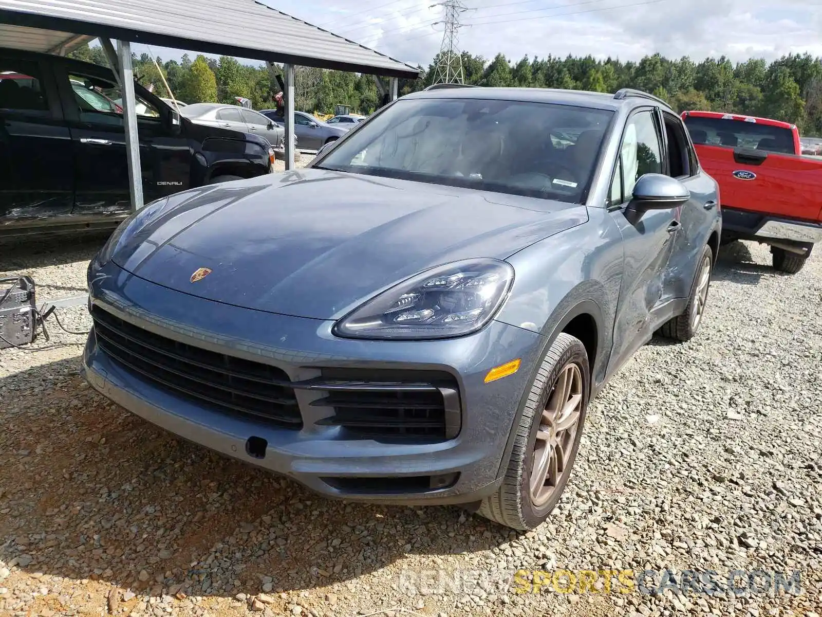 2 Фотография поврежденного автомобиля WP1AA2AY3KDA11277 PORSCHE CAYENNE 2019