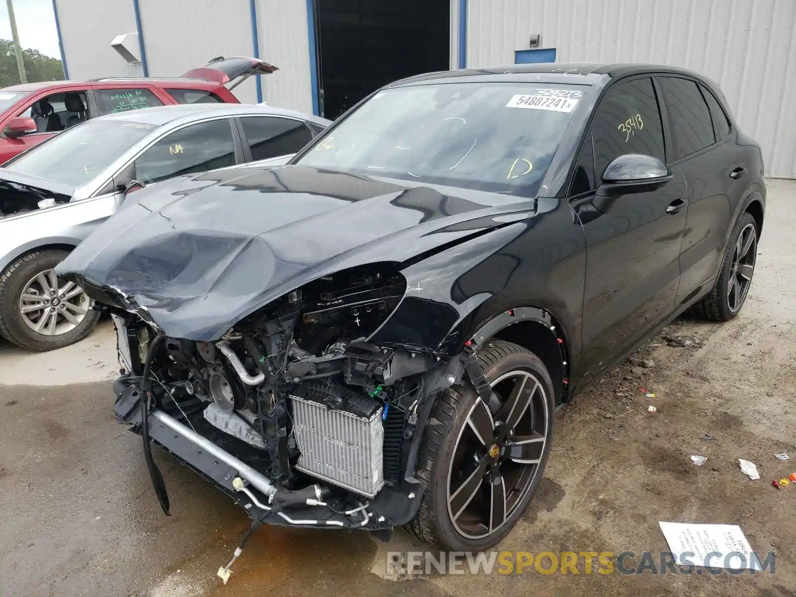 2 Photograph of a damaged car WP1AA2AY3KDA11327 PORSCHE CAYENNE 2019