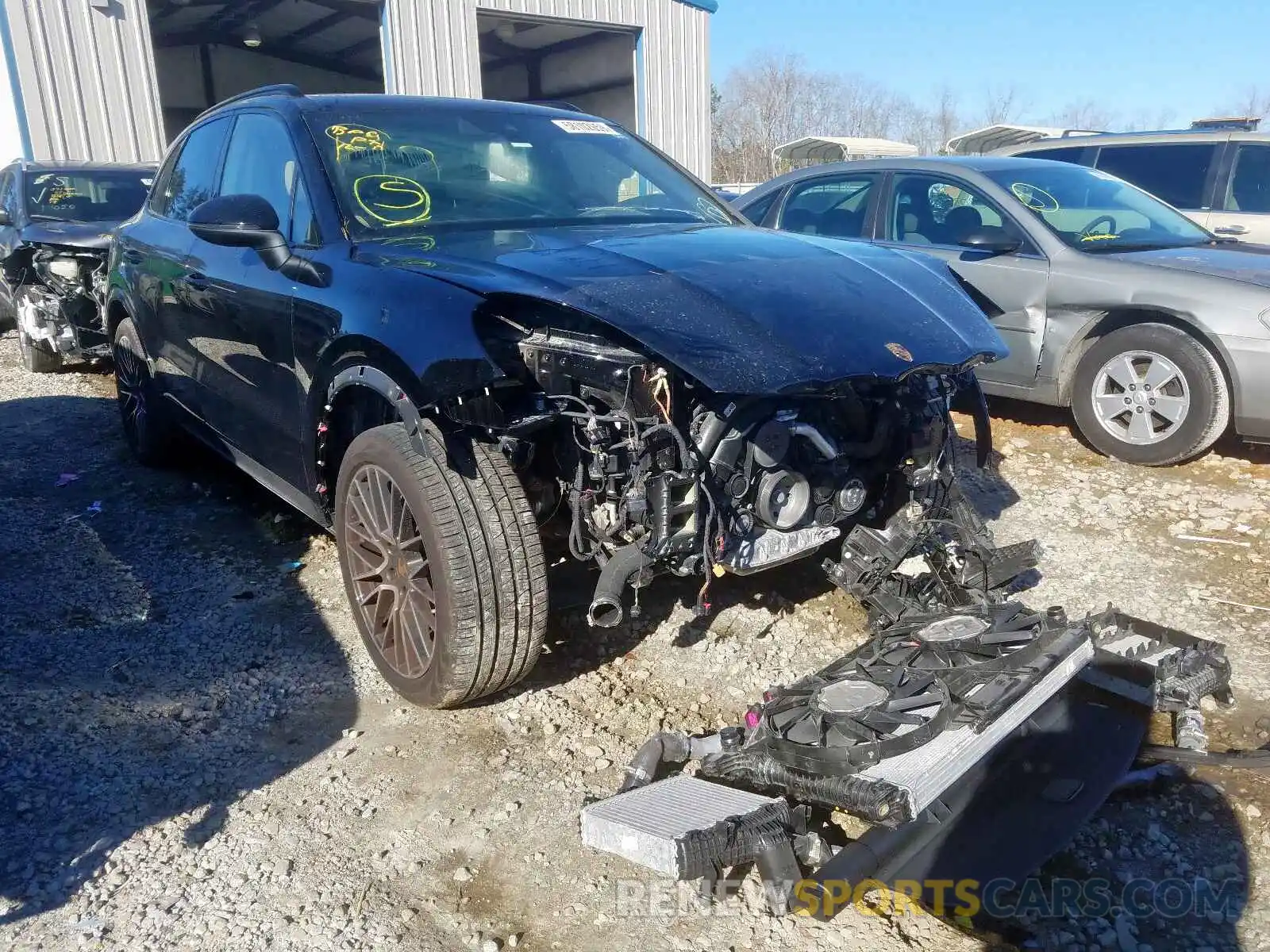 1 Photograph of a damaged car WP1AA2AY3KDA11747 PORSCHE CAYENNE 2019