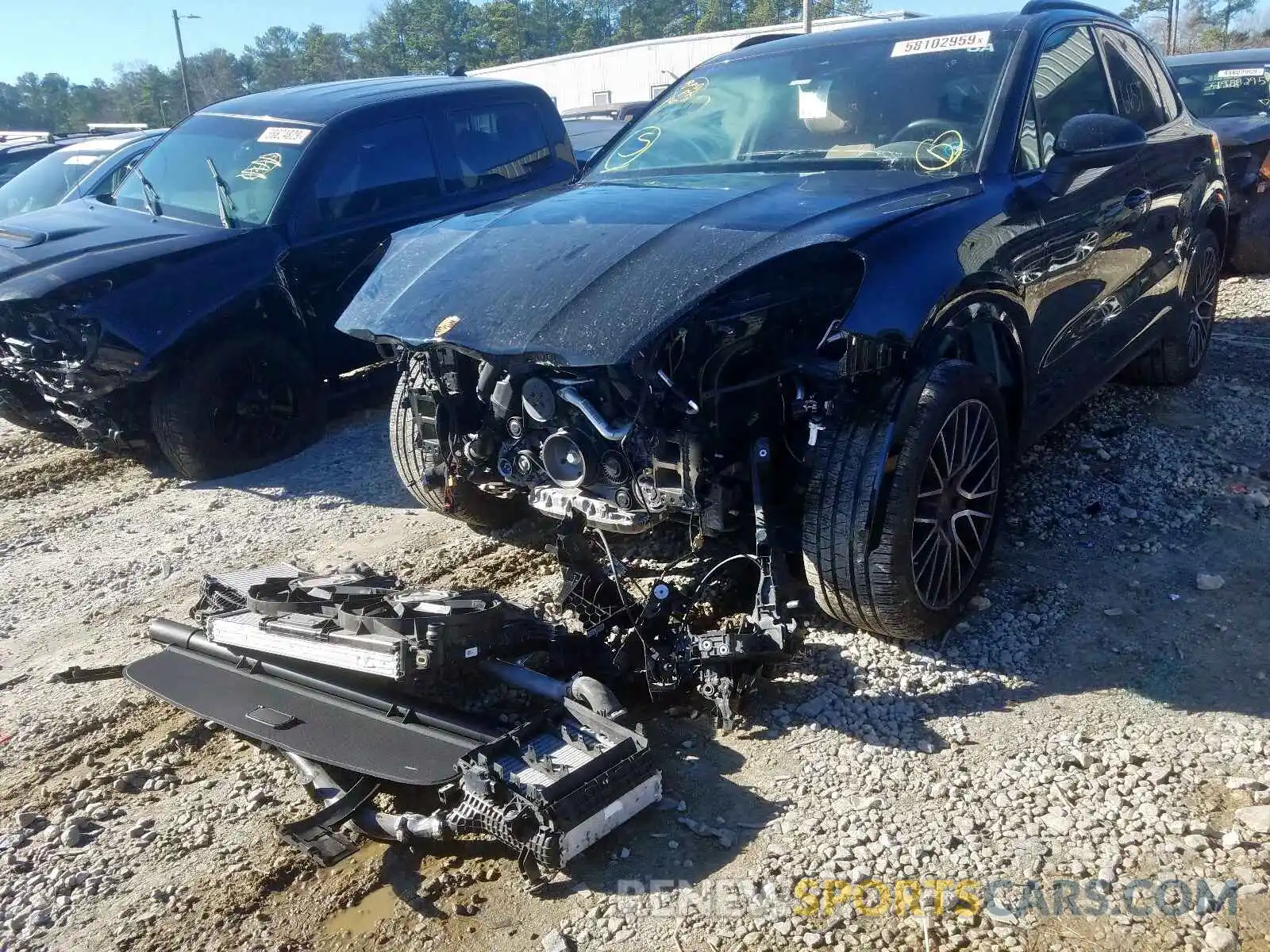 2 Photograph of a damaged car WP1AA2AY3KDA11747 PORSCHE CAYENNE 2019