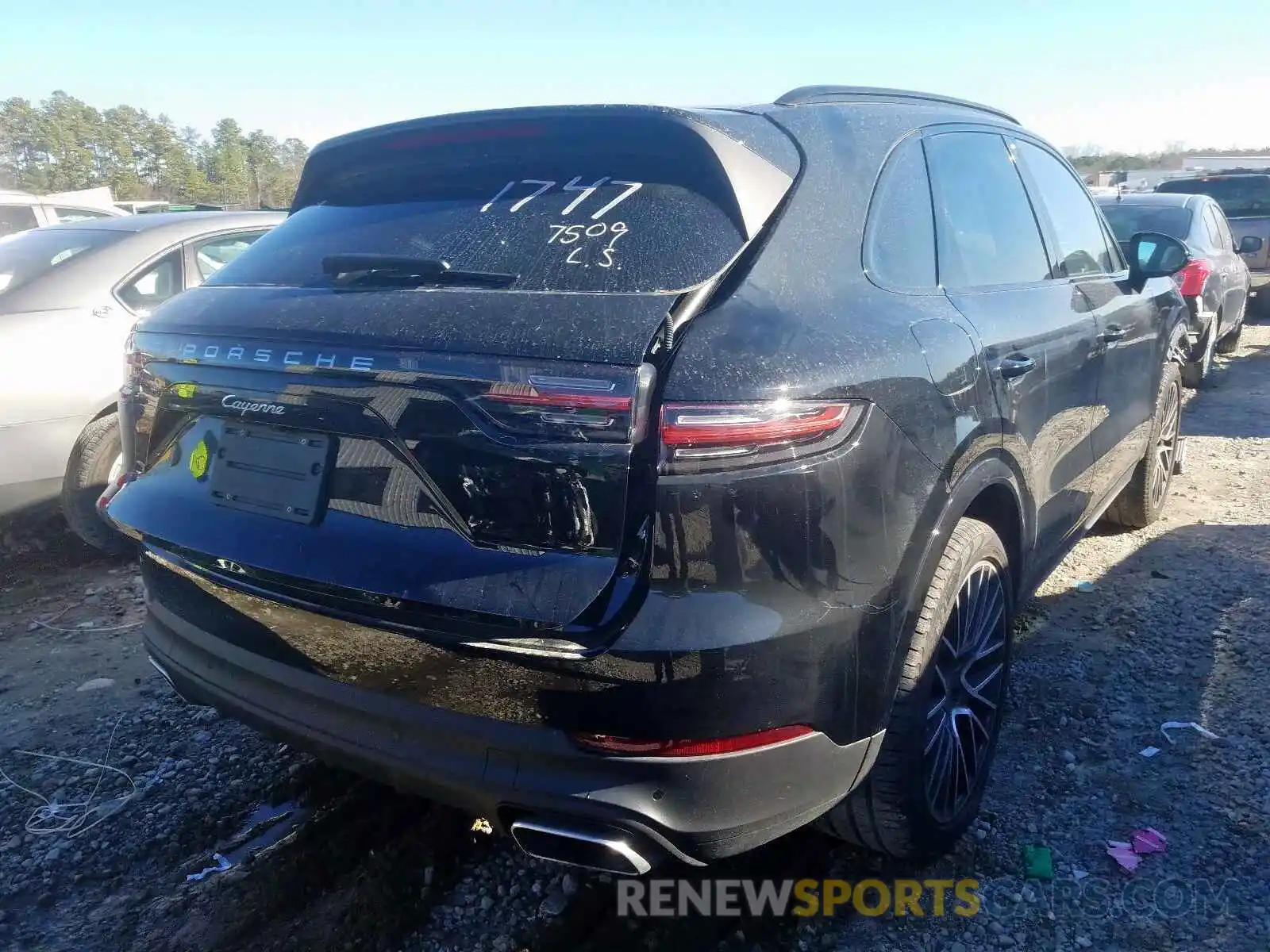 4 Photograph of a damaged car WP1AA2AY3KDA11747 PORSCHE CAYENNE 2019