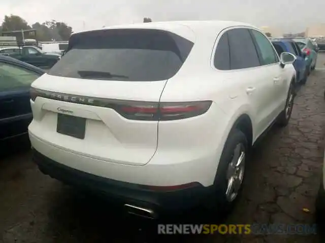 4 Photograph of a damaged car WP1AA2AY3KDA12493 PORSCHE CAYENNE 2019