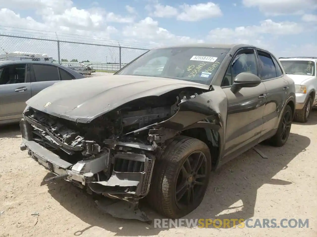 2 Photograph of a damaged car WP1AA2AY3KDA13157 PORSCHE CAYENNE 2019