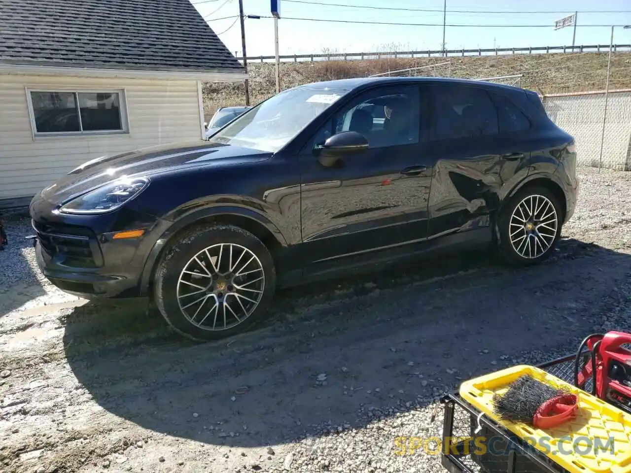 1 Photograph of a damaged car WP1AA2AY4KDA06184 PORSCHE CAYENNE 2019