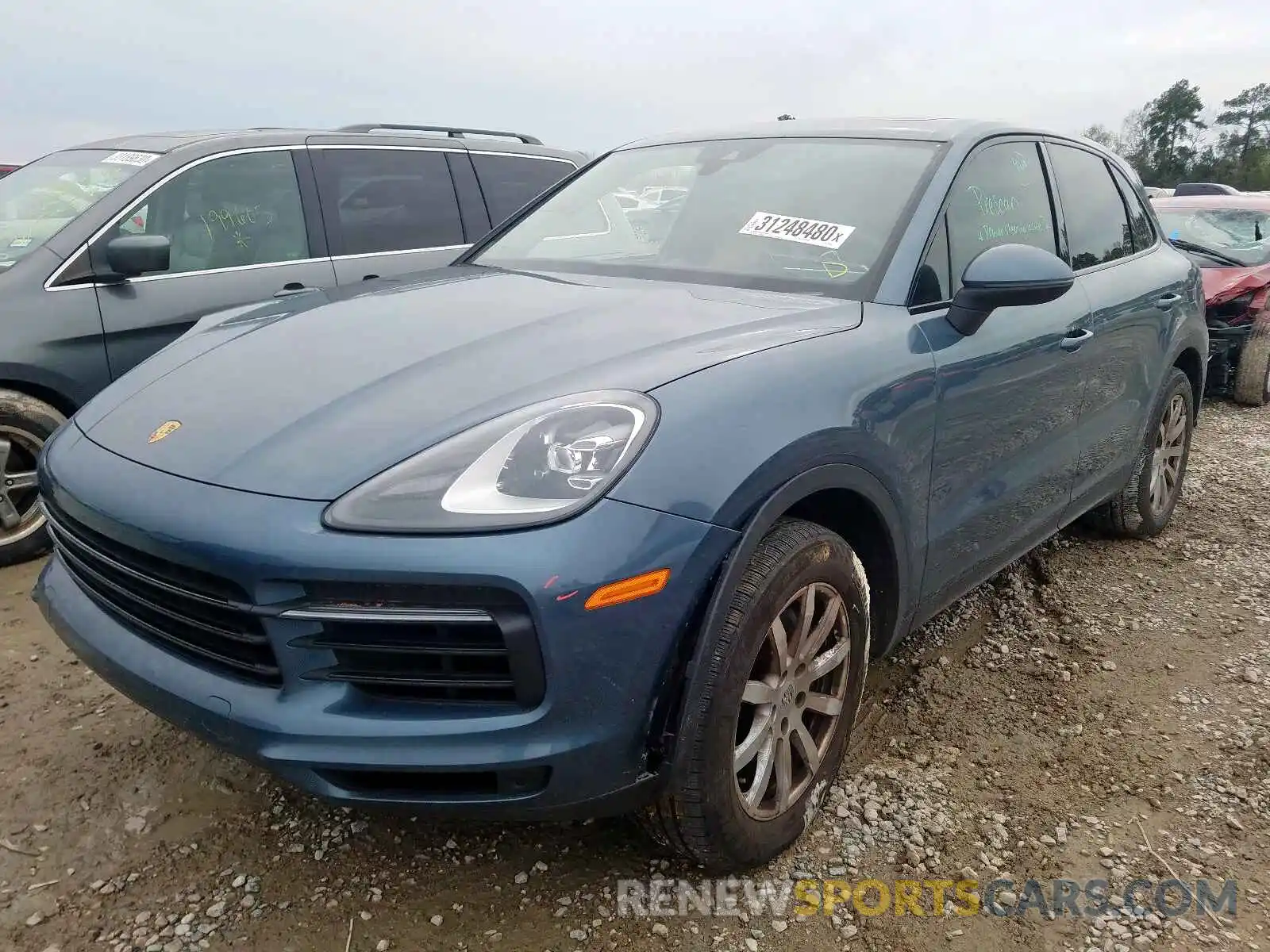 2 Фотография поврежденного автомобиля WP1AA2AY4KDA08162 PORSCHE CAYENNE 2019