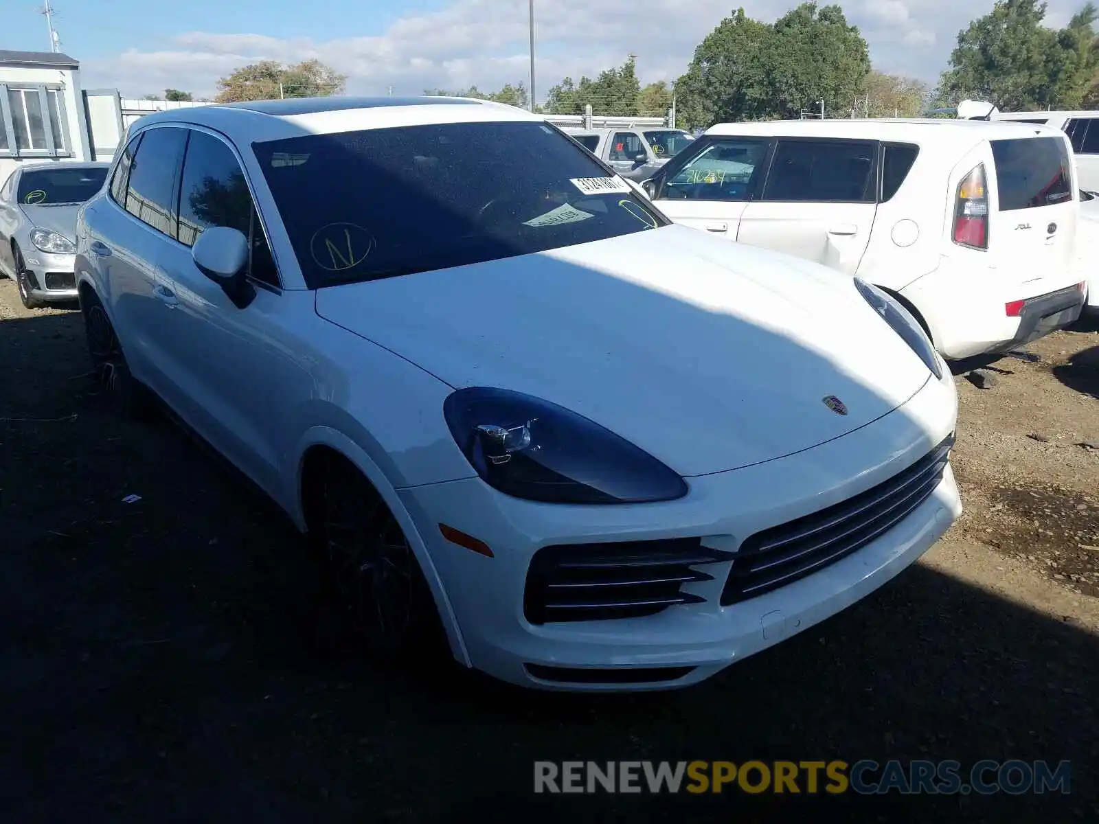 1 Photograph of a damaged car WP1AA2AY4KDA10770 PORSCHE CAYENNE 2019