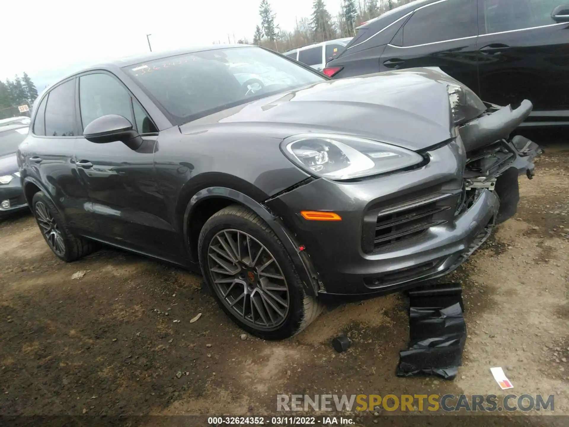 1 Photograph of a damaged car WP1AA2AY4KDA17962 PORSCHE CAYENNE 2019