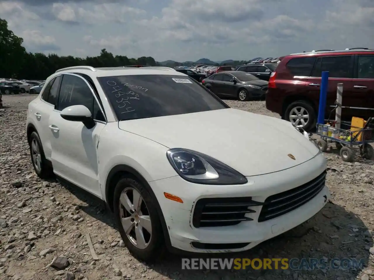 1 Photograph of a damaged car WP1AA2AY4KDA18741 PORSCHE CAYENNE 2019