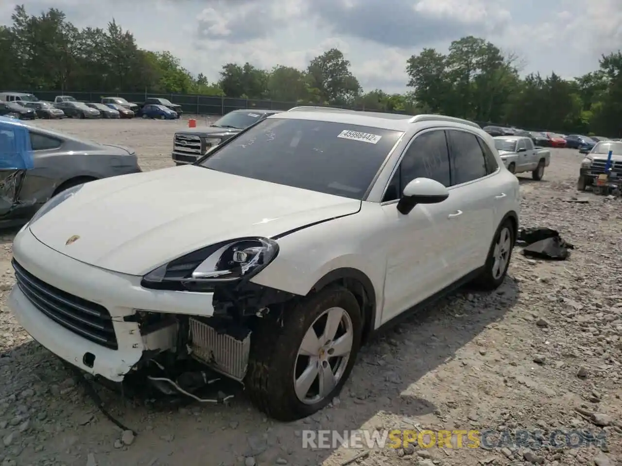 2 Photograph of a damaged car WP1AA2AY4KDA18741 PORSCHE CAYENNE 2019