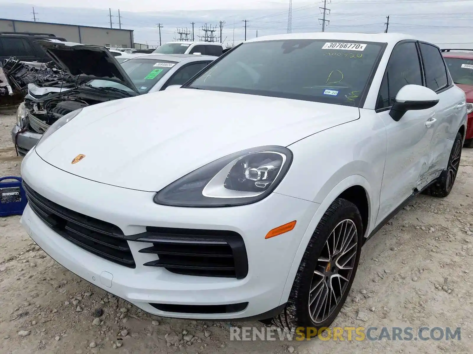 2 Фотография поврежденного автомобиля WP1AA2AY5KDA00720 PORSCHE CAYENNE 2019