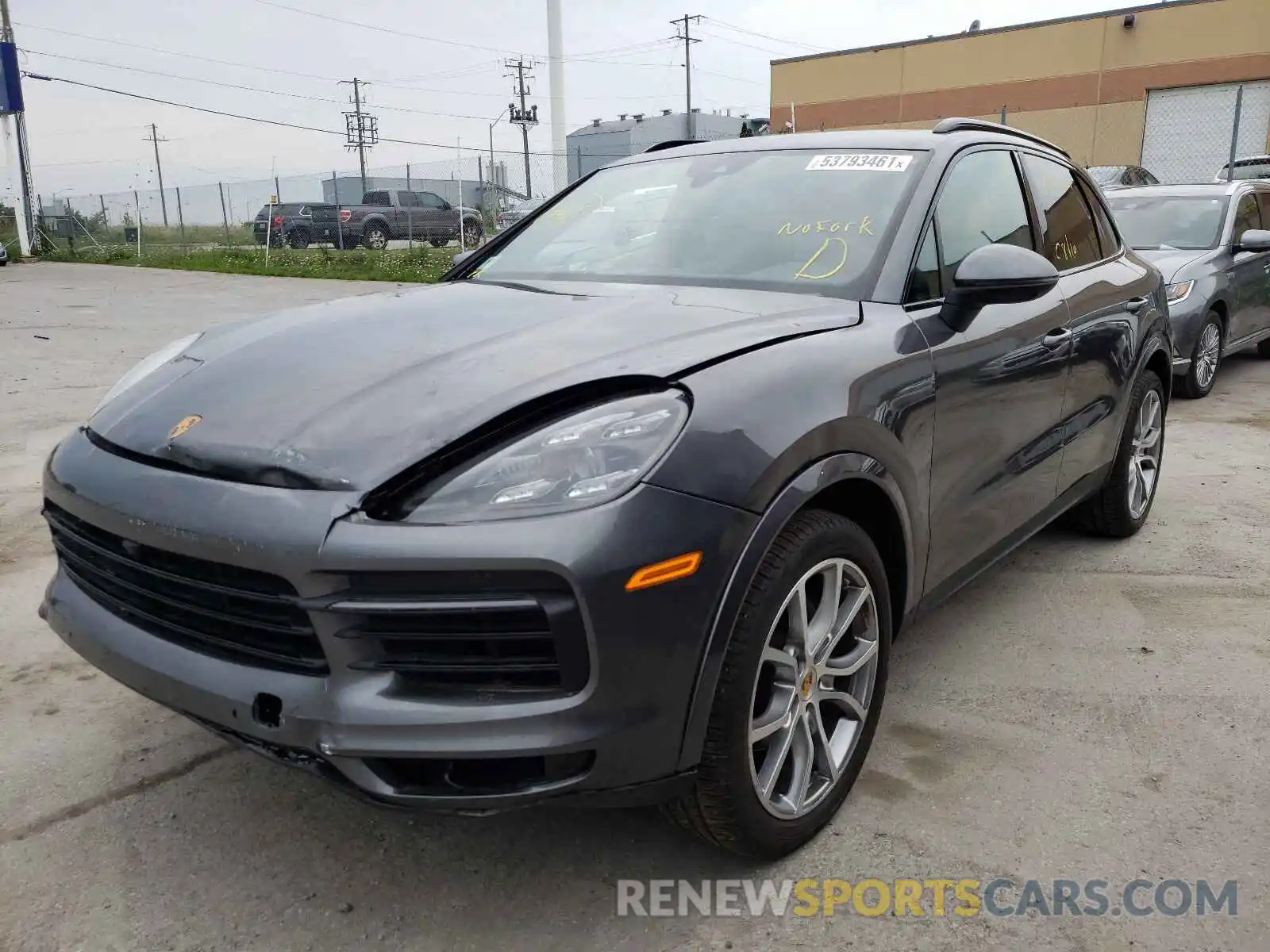 2 Photograph of a damaged car WP1AA2AY5KDA02743 PORSCHE CAYENNE 2019