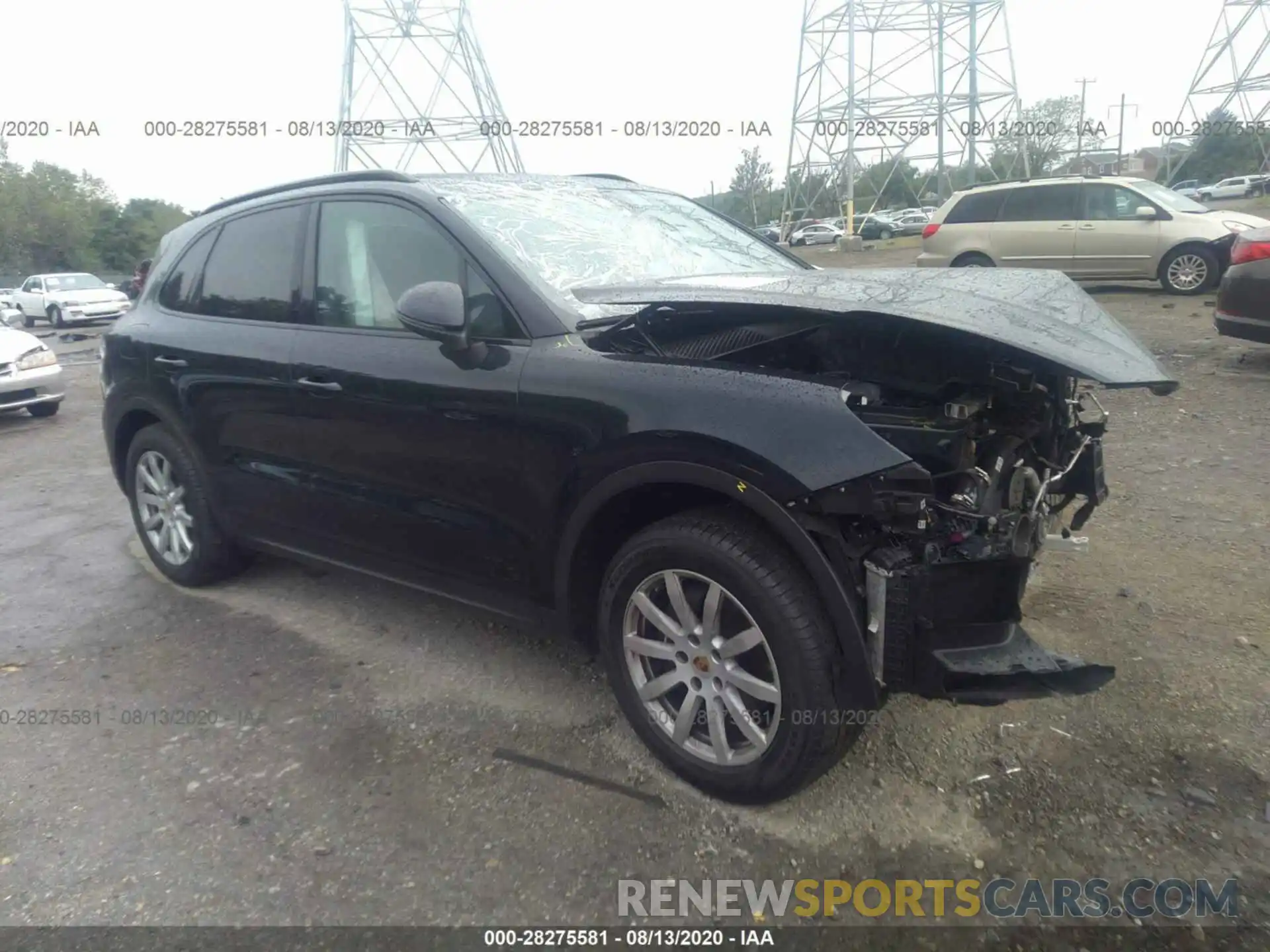 1 Photograph of a damaged car WP1AA2AY5KDA04847 PORSCHE CAYENNE 2019