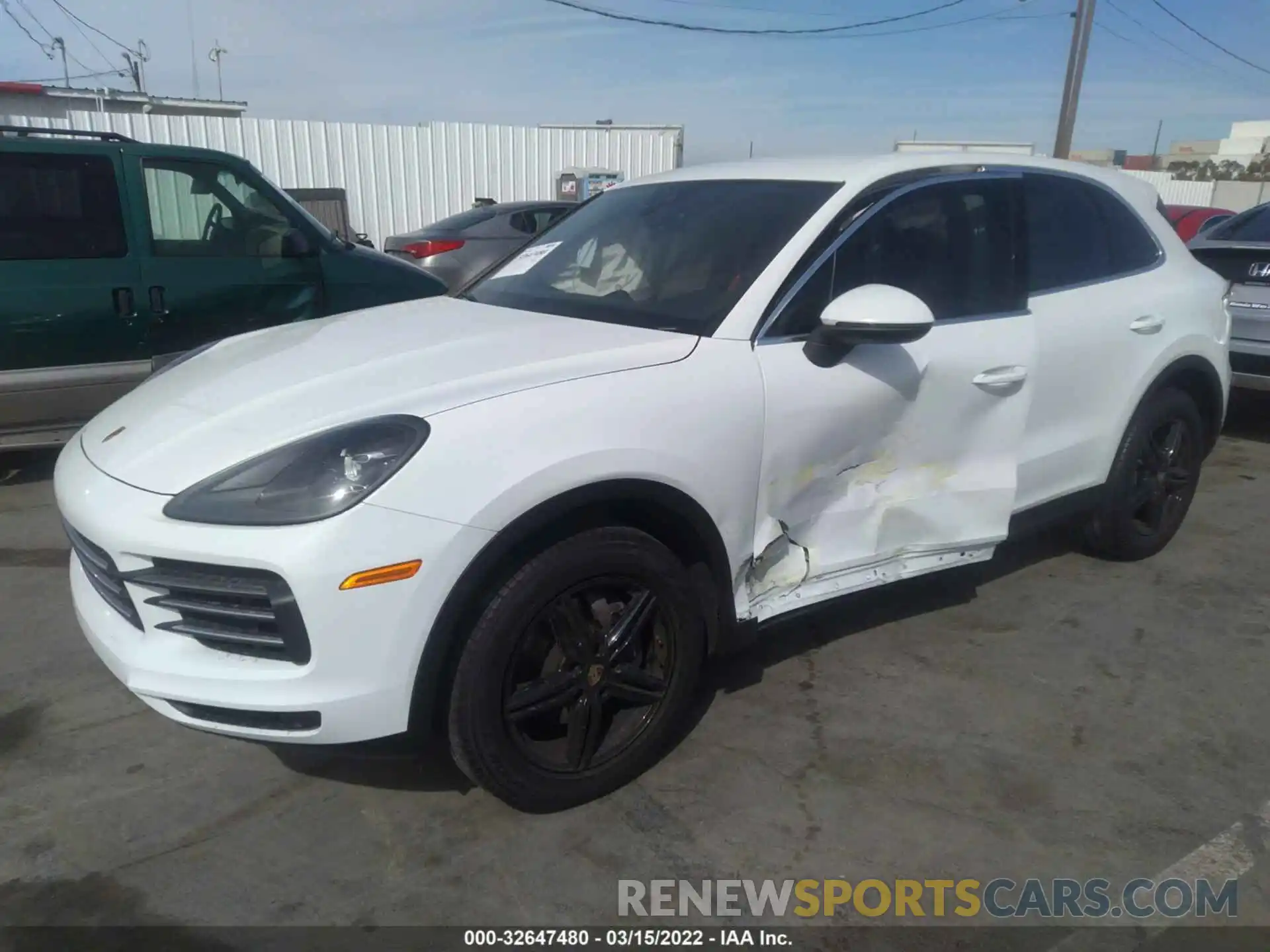 2 Фотография поврежденного автомобиля WP1AA2AY5KDA07411 PORSCHE CAYENNE 2019