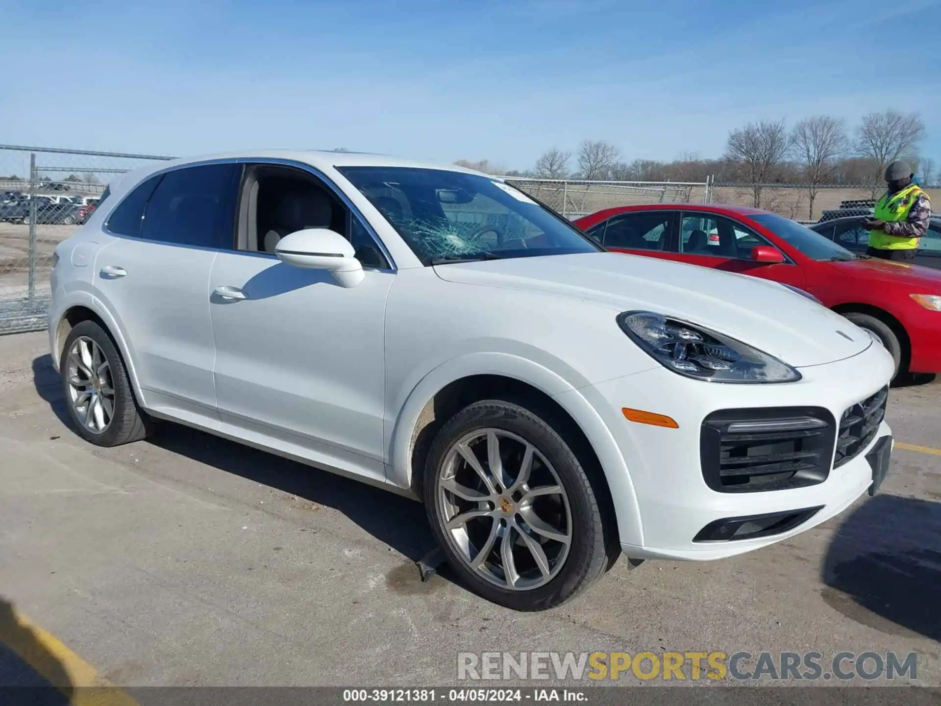 1 Photograph of a damaged car WP1AA2AY5KDA10387 PORSCHE CAYENNE 2019