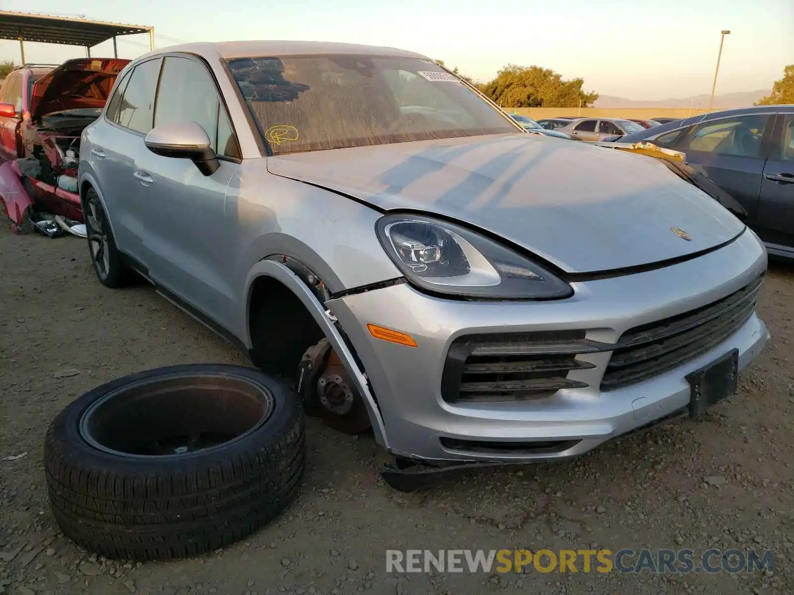 1 Photograph of a damaged car WP1AA2AY5KDA12317 PORSCHE CAYENNE 2019