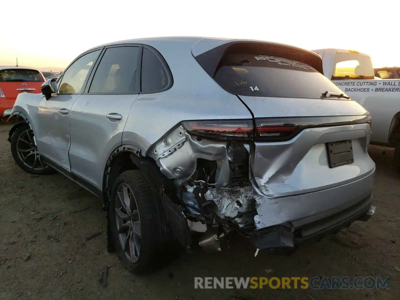 3 Photograph of a damaged car WP1AA2AY5KDA12317 PORSCHE CAYENNE 2019