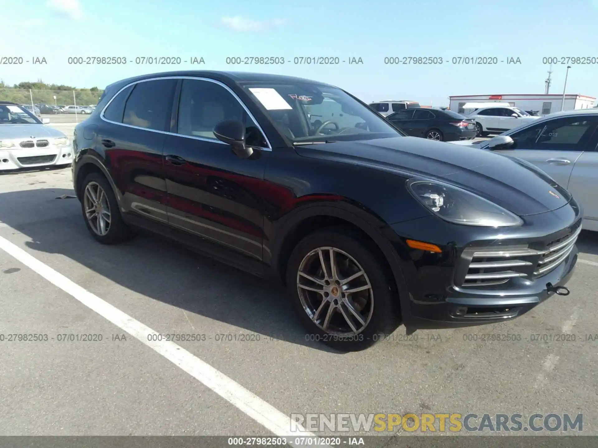 1 Photograph of a damaged car WP1AA2AY5KDA13788 PORSCHE CAYENNE 2019