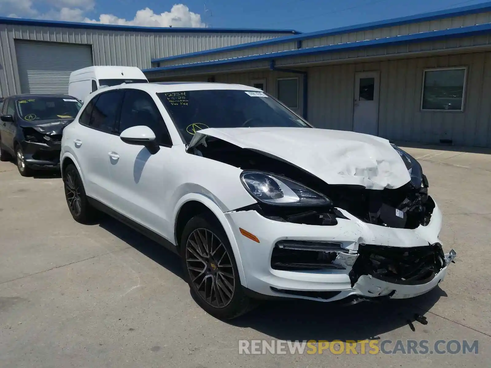 1 Photograph of a damaged car WP1AA2AY5KDA14035 PORSCHE CAYENNE 2019