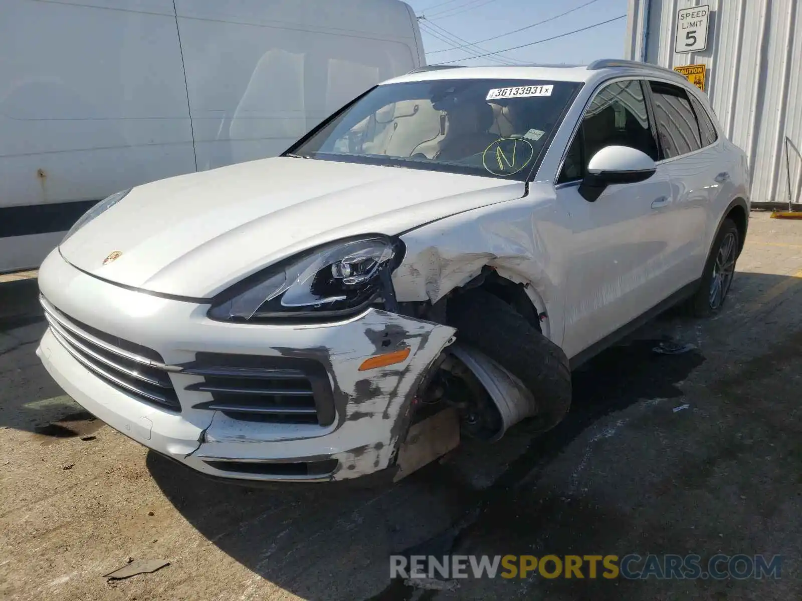 2 Photograph of a damaged car WP1AA2AY5KDA16948 PORSCHE CAYENNE 2019