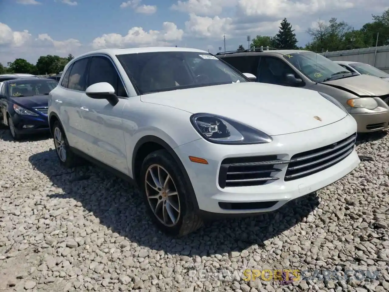 1 Photograph of a damaged car WP1AA2AY5KDA17081 PORSCHE CAYENNE 2019