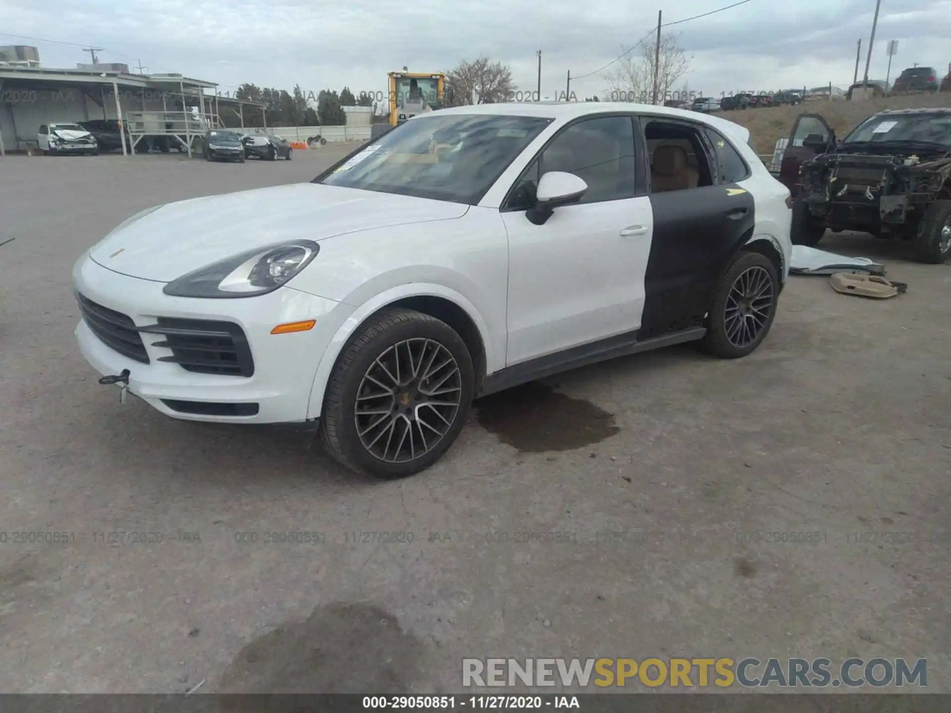 2 Фотография поврежденного автомобиля WP1AA2AY5KDA17887 PORSCHE CAYENNE 2019