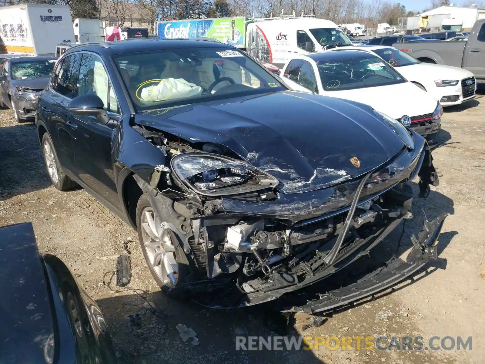 1 Photograph of a damaged car WP1AA2AY5KDA19137 PORSCHE CAYENNE 2019