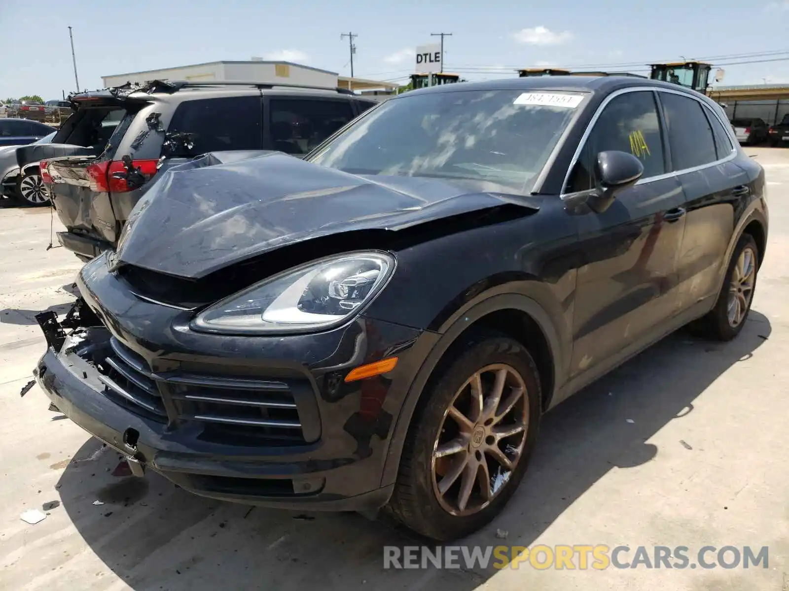 2 Photograph of a damaged car WP1AA2AY6KDA00760 PORSCHE CAYENNE 2019