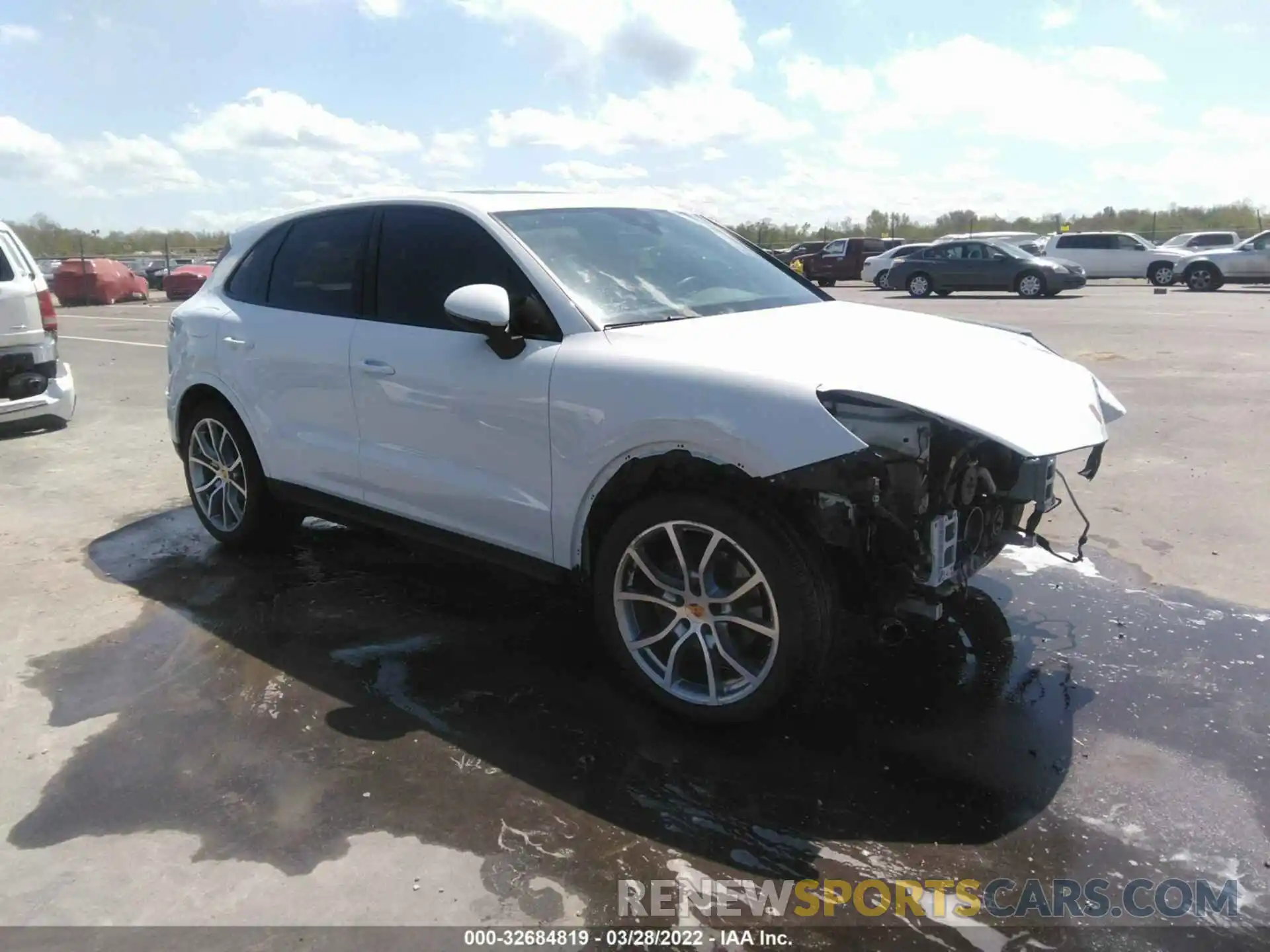 1 Photograph of a damaged car WP1AA2AY6KDA00807 PORSCHE CAYENNE 2019