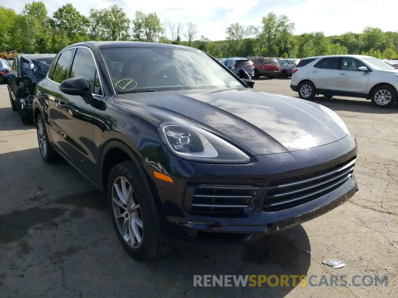 1 Photograph of a damaged car WP1AA2AY6KDA02234 PORSCHE CAYENNE 2019