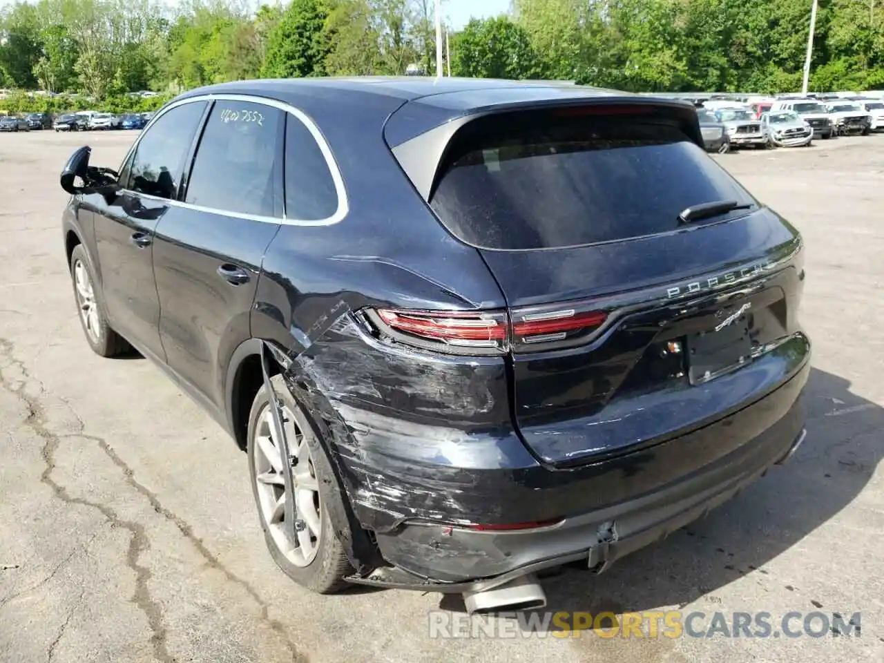 3 Photograph of a damaged car WP1AA2AY6KDA02234 PORSCHE CAYENNE 2019