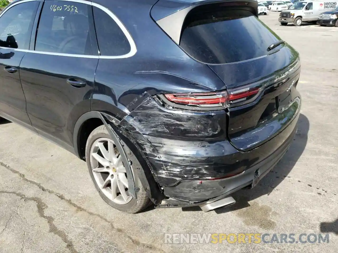 9 Photograph of a damaged car WP1AA2AY6KDA02234 PORSCHE CAYENNE 2019