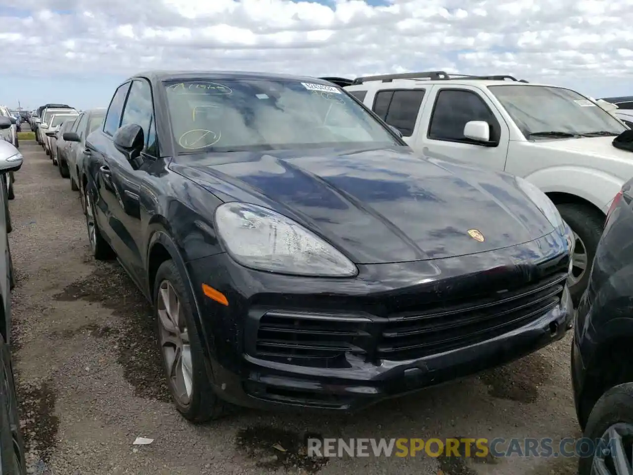 1 Photograph of a damaged car WP1AA2AY6KDA05084 PORSCHE CAYENNE 2019