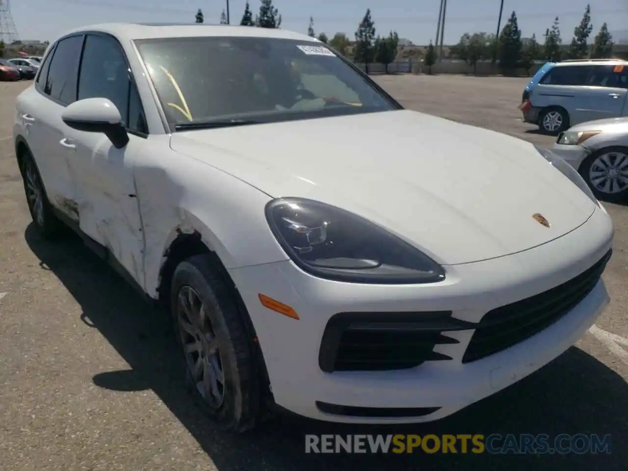 1 Photograph of a damaged car WP1AA2AY6KDA05862 PORSCHE CAYENNE 2019