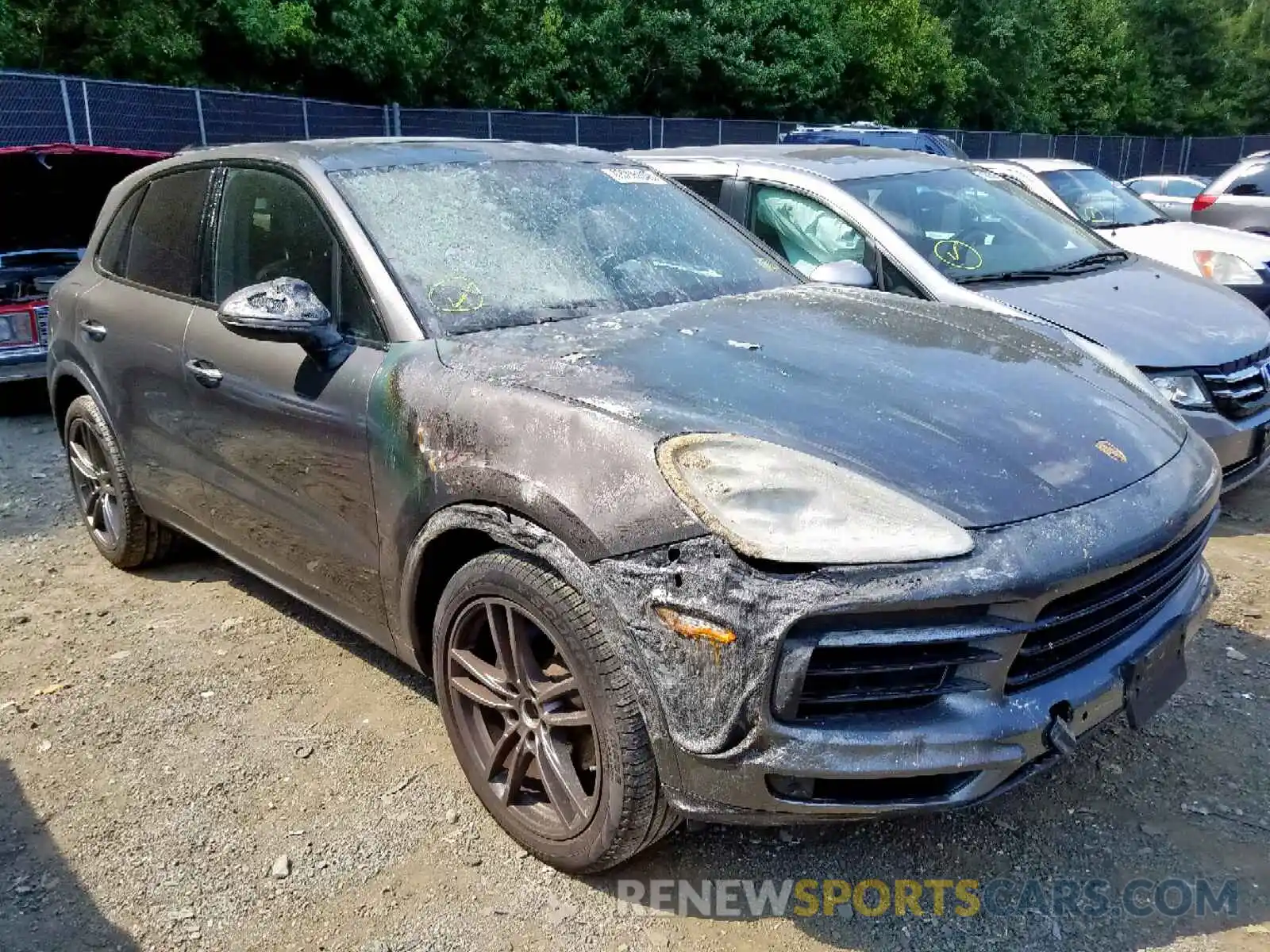 1 Photograph of a damaged car WP1AA2AY6KDA06591 PORSCHE CAYENNE 2019