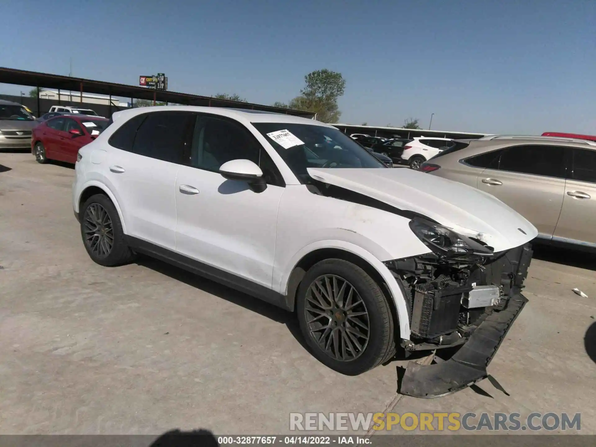 1 Photograph of a damaged car WP1AA2AY6KDA07403 PORSCHE CAYENNE 2019