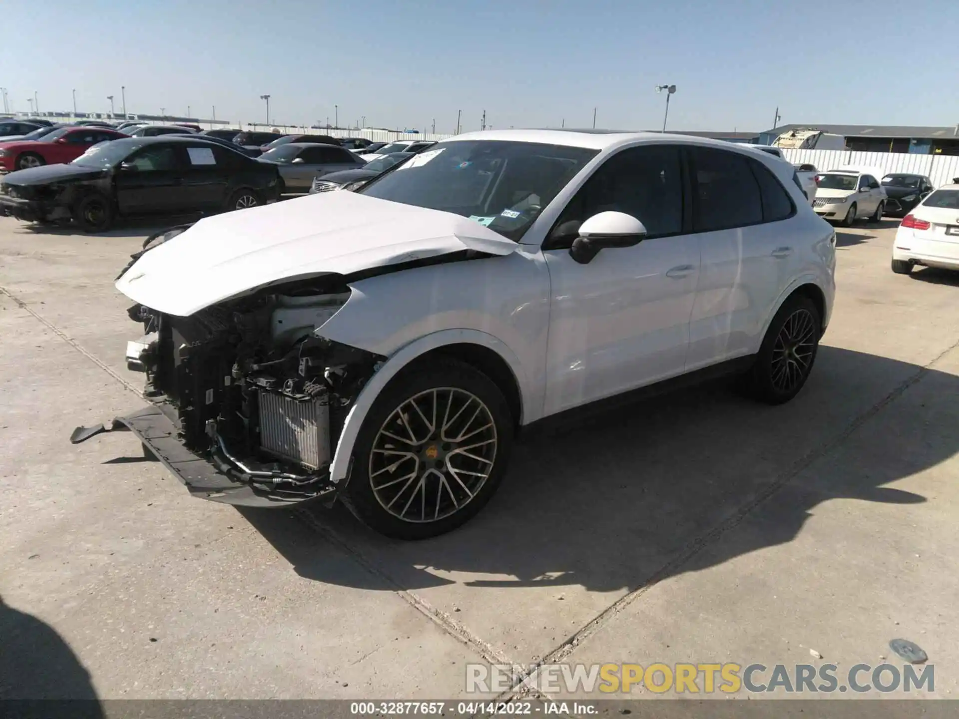 2 Photograph of a damaged car WP1AA2AY6KDA07403 PORSCHE CAYENNE 2019