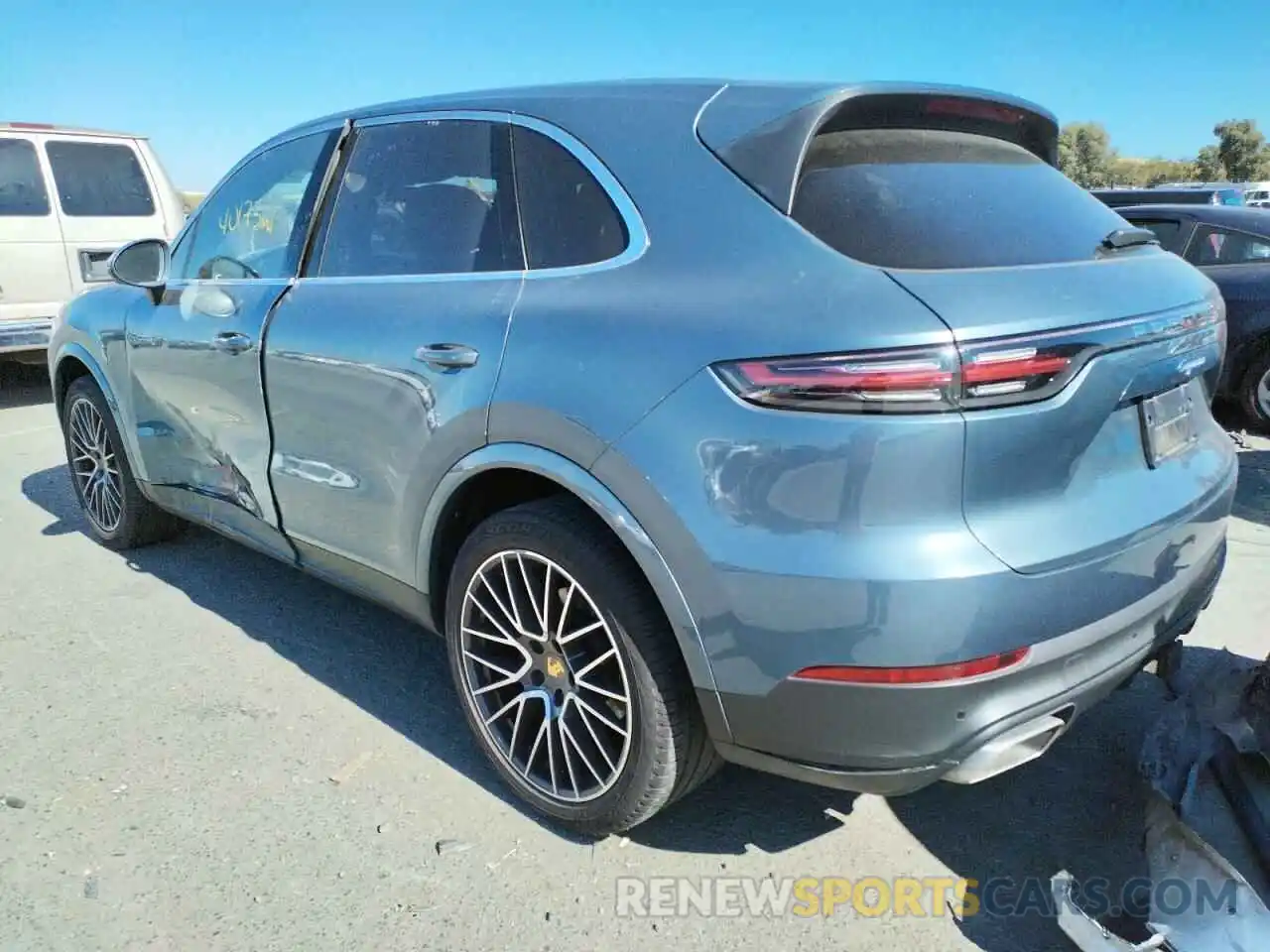 3 Фотография поврежденного автомобиля WP1AA2AY6KDA08504 PORSCHE CAYENNE 2019