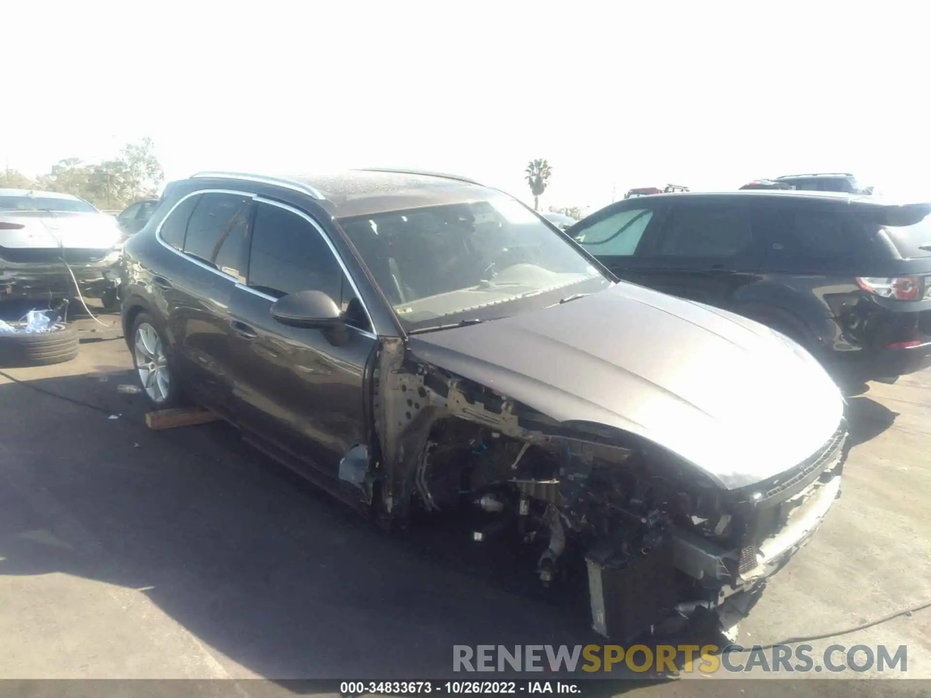 1 Photograph of a damaged car WP1AA2AY6KDA10396 PORSCHE CAYENNE 2019