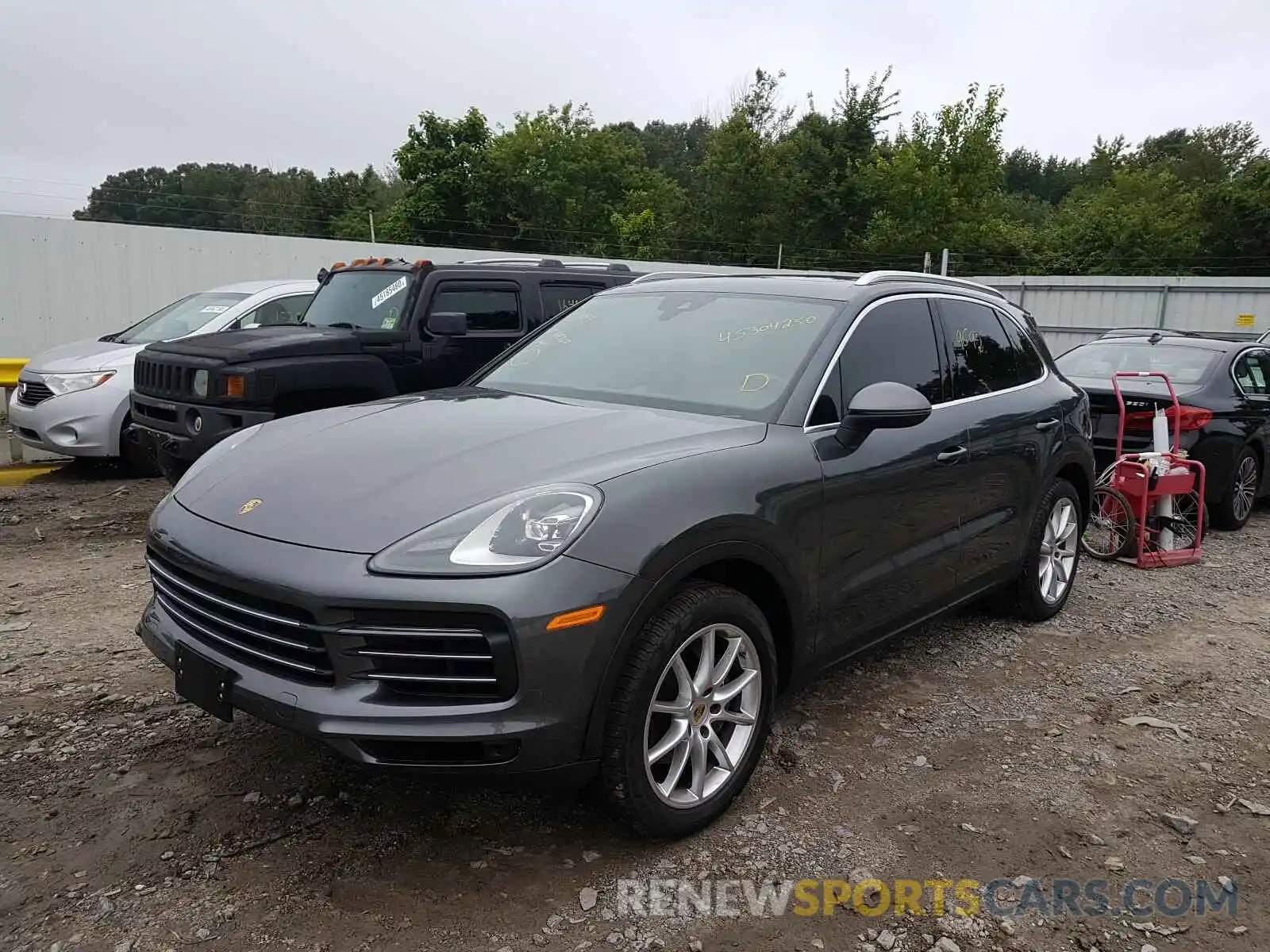 2 Фотография поврежденного автомобиля WP1AA2AY6KDA10608 PORSCHE CAYENNE 2019