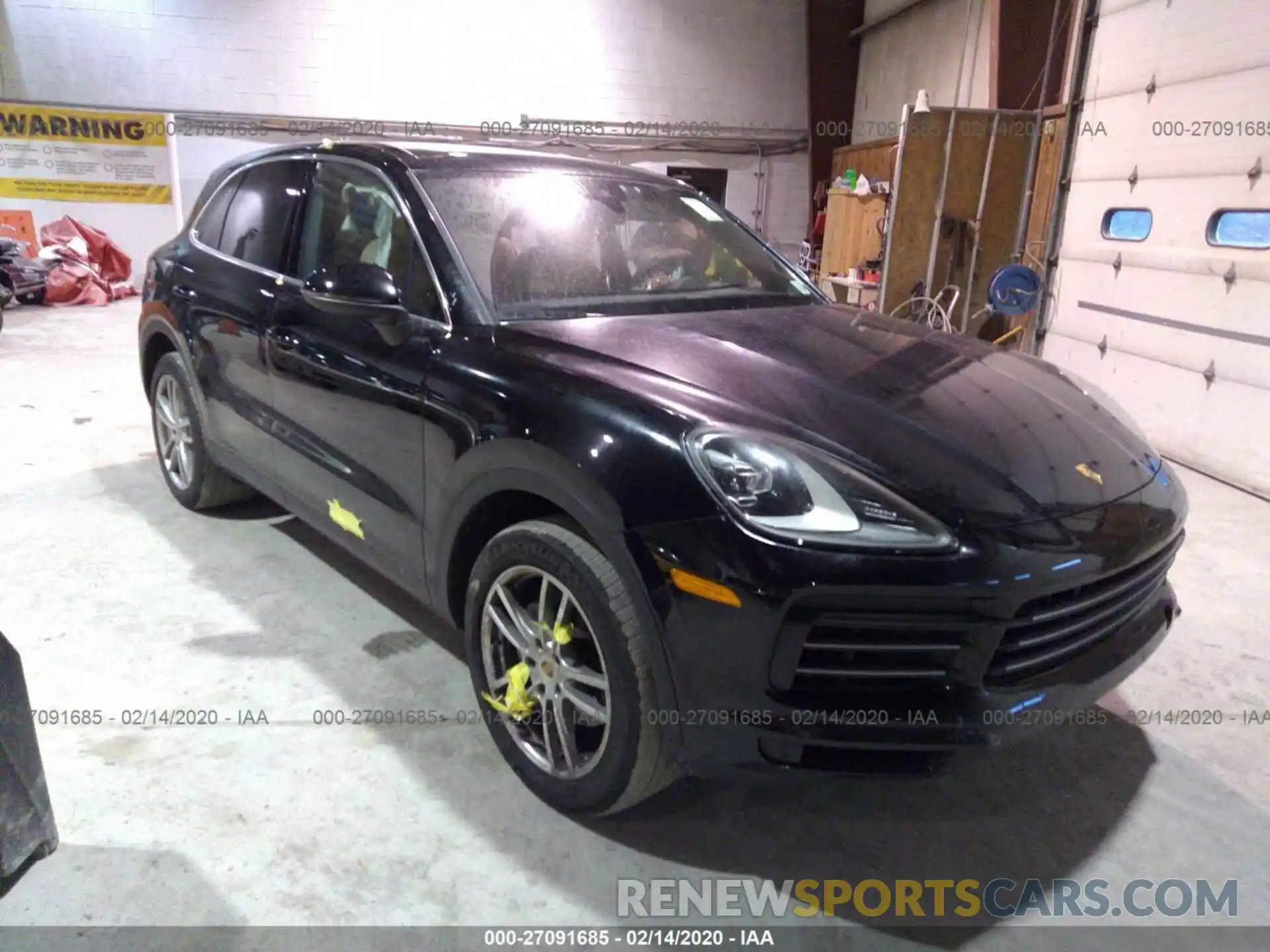 1 Photograph of a damaged car WP1AA2AY6KDA10625 PORSCHE CAYENNE 2019