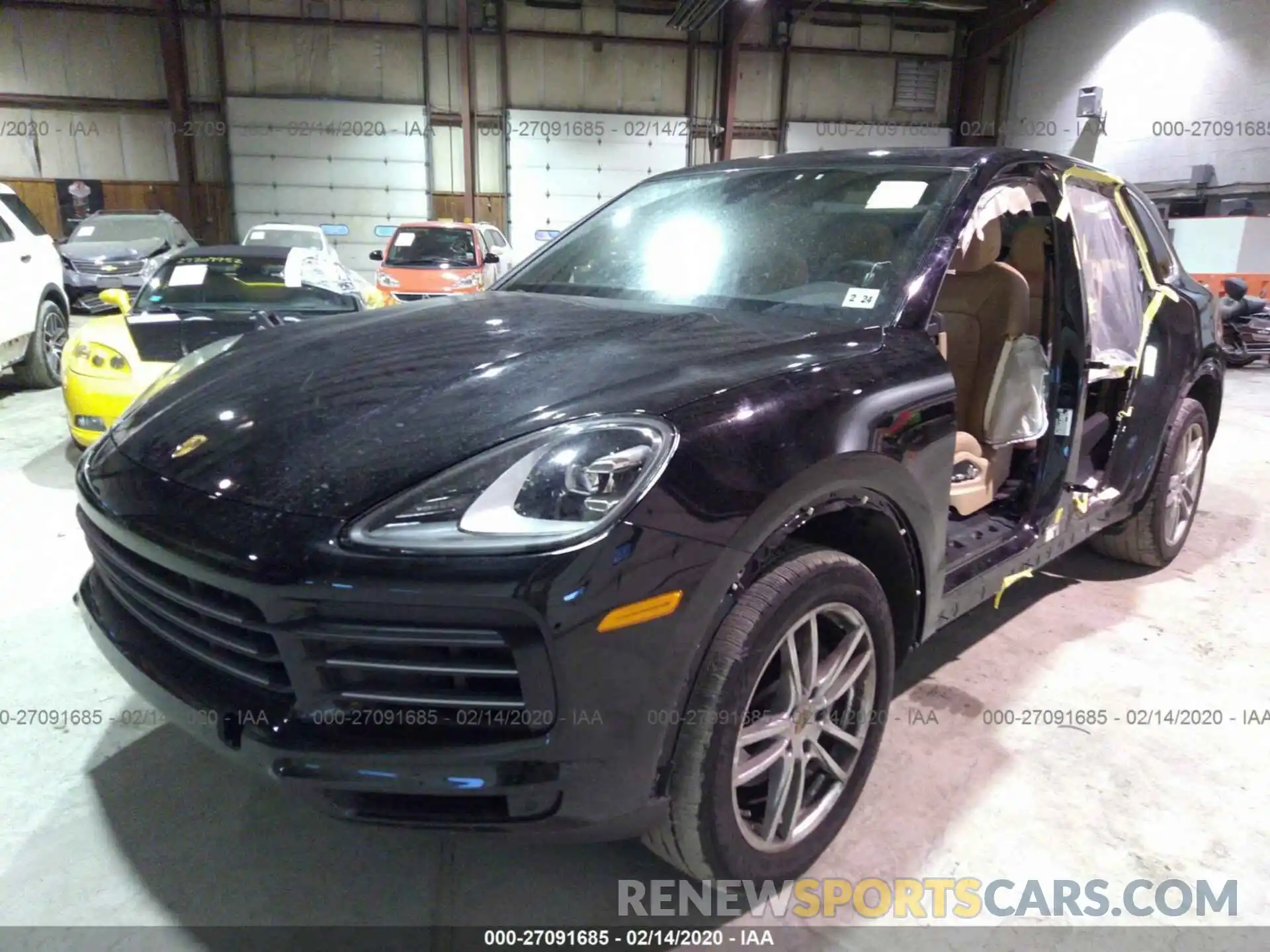 2 Photograph of a damaged car WP1AA2AY6KDA10625 PORSCHE CAYENNE 2019