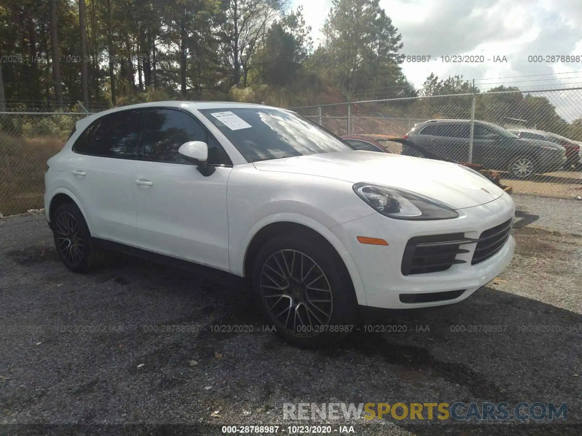 1 Photograph of a damaged car WP1AA2AY6KDA10639 PORSCHE CAYENNE 2019