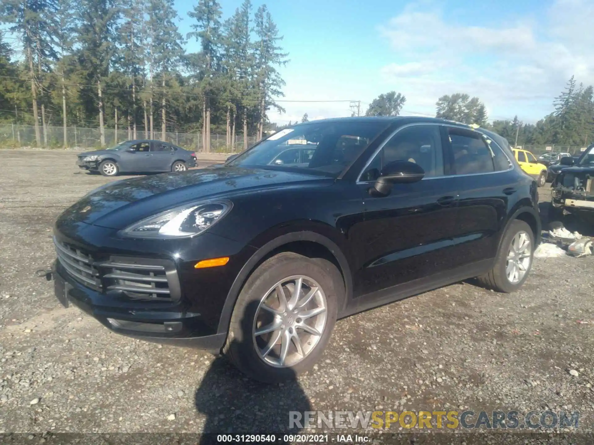 2 Photograph of a damaged car WP1AA2AY6KDA14254 PORSCHE CAYENNE 2019