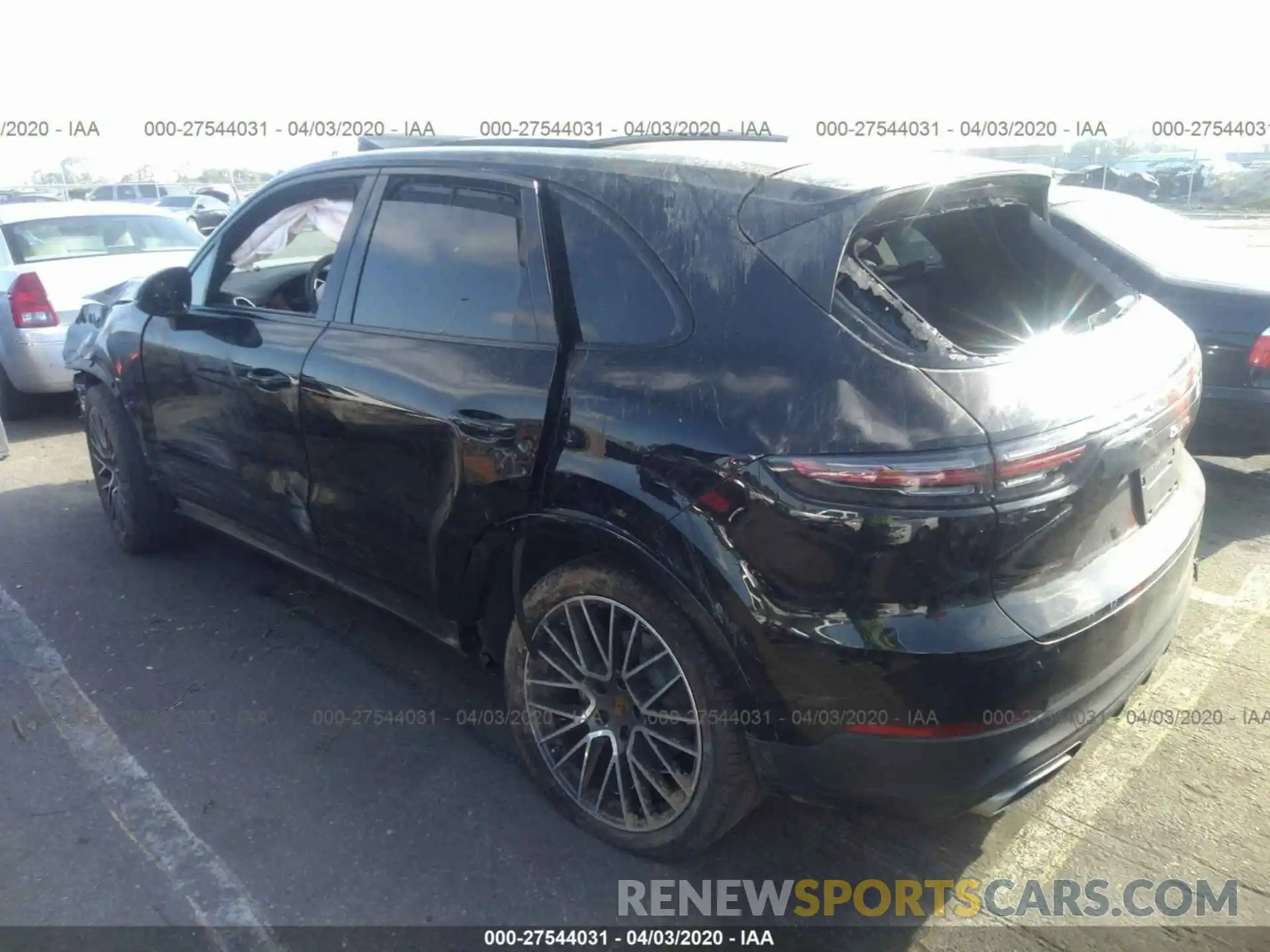 3 Фотография поврежденного автомобиля WP1AA2AY6KDA15758 PORSCHE CAYENNE 2019