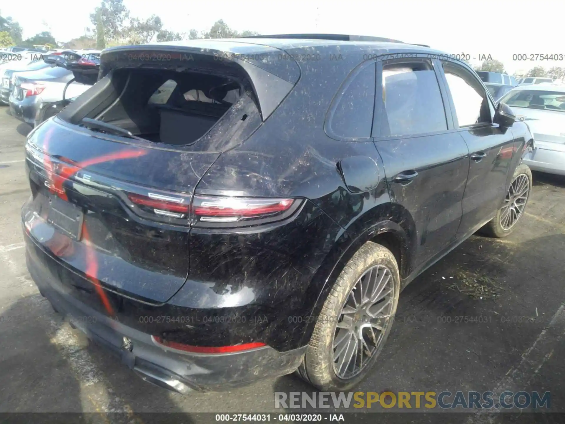 4 Фотография поврежденного автомобиля WP1AA2AY6KDA15758 PORSCHE CAYENNE 2019