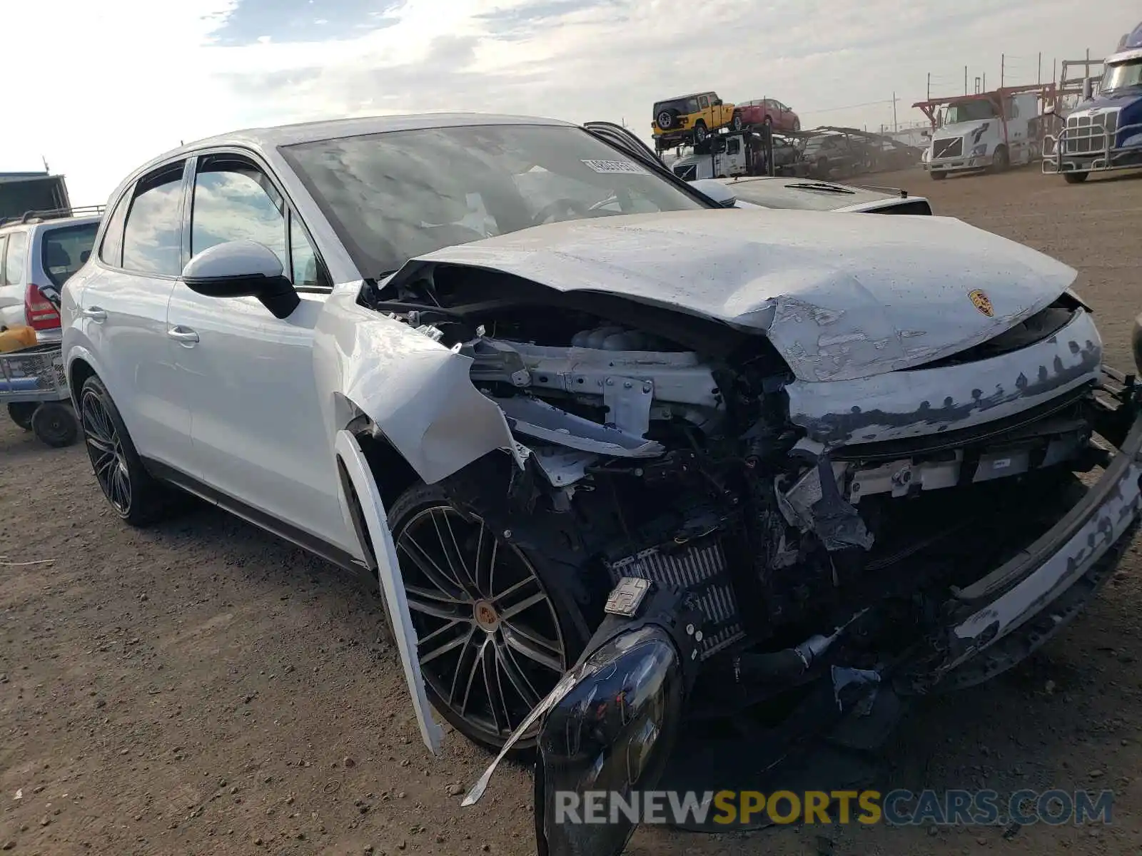 1 Photograph of a damaged car WP1AA2AY6KDA15971 PORSCHE CAYENNE 2019