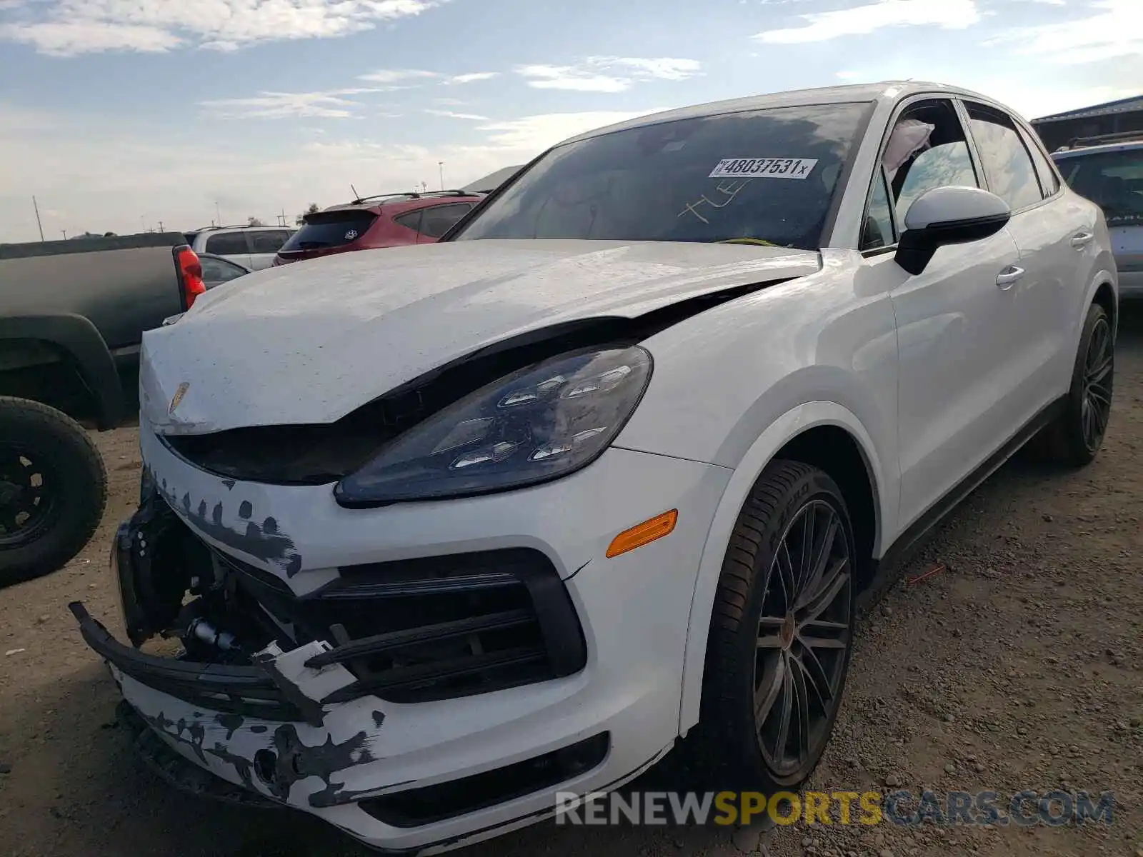 2 Photograph of a damaged car WP1AA2AY6KDA15971 PORSCHE CAYENNE 2019